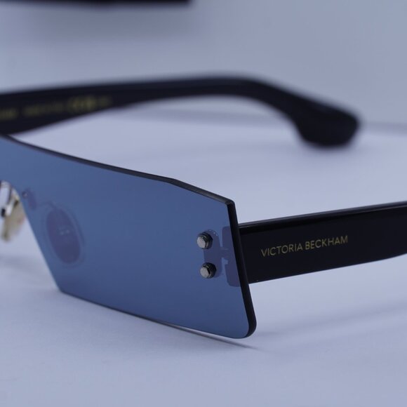 Victoria Beckham VB241S 001 Rectangle Sunglasses – Black/Grey Mirror - Picture 4 of 10